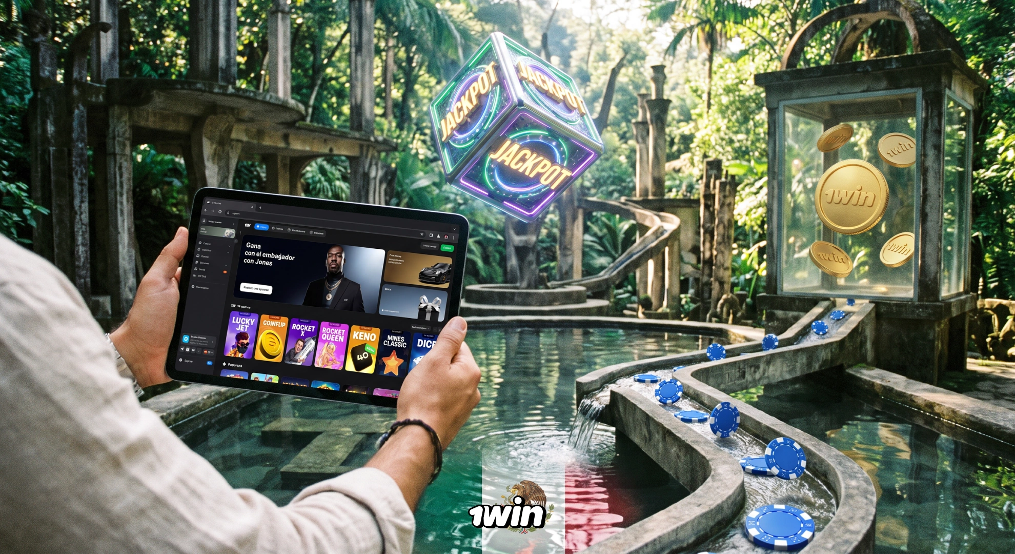 Catálogo de juegos de casino en 1win México